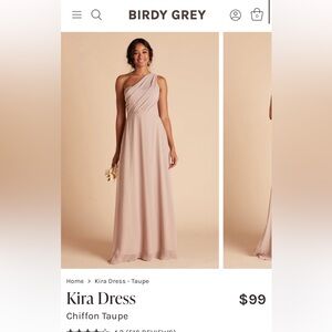 Chiffon Dress (bridesmaid, wedding guest)